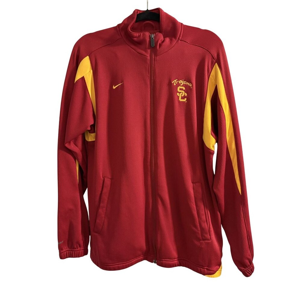 Nike Team USC Trojans Full Zip Jacket Adult Size Medium College Merch